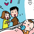 連載マンガ新てんてこ家族が行く!