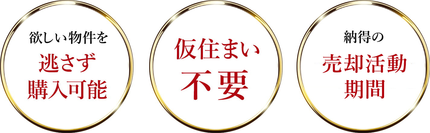 欲しい物件を逃さず購入可能 仮住まい不要 納得の販売期間