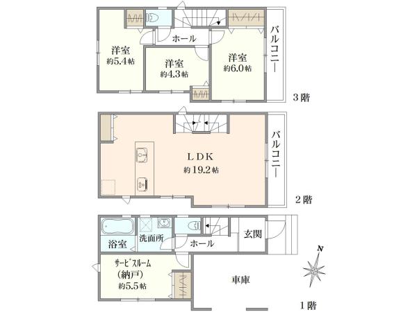さいたま市桜区西堀2丁目 A号棟