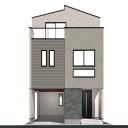 新宿区四谷4丁目　新築戸建　C号棟