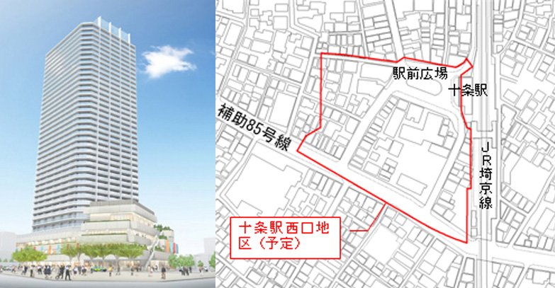 十条駅西口開発