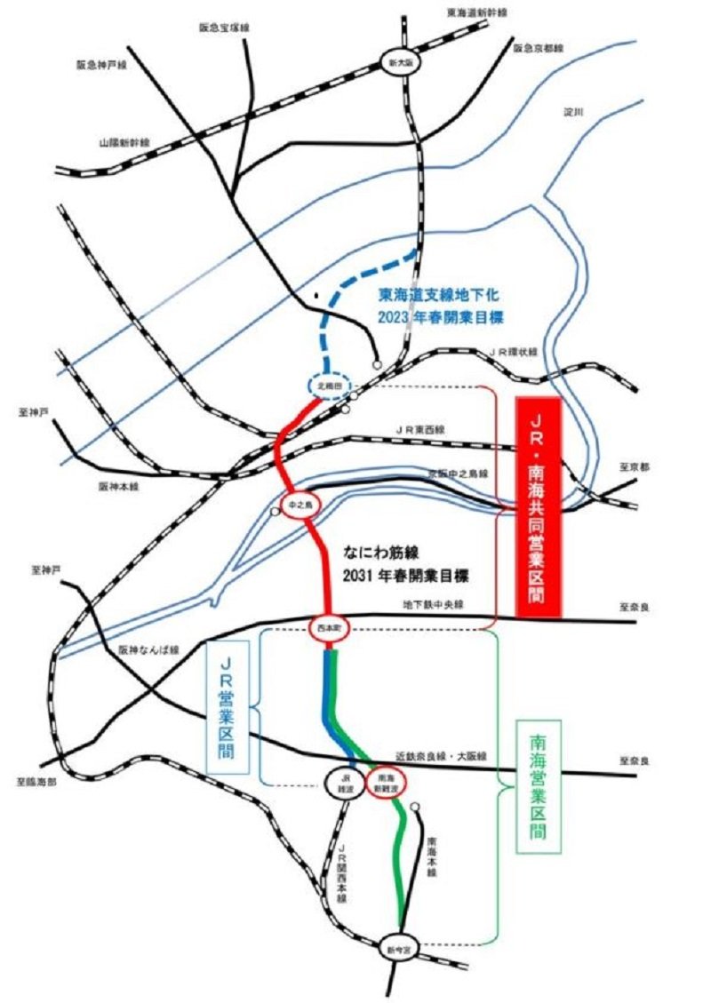 なにわ筋線について