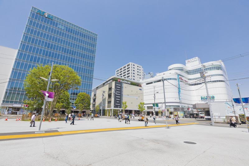 「調布」駅前広場