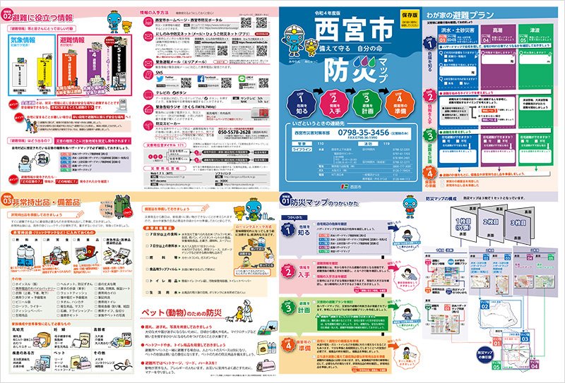 西宮市防災マップ（情報面）