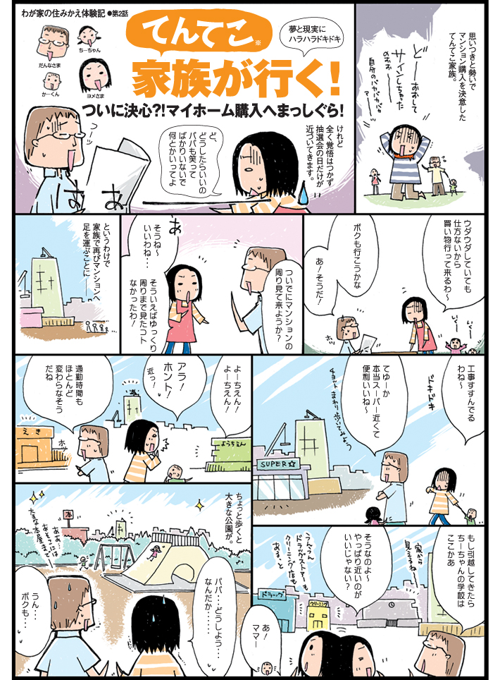 てんてこ家族が行く！