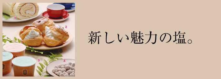 新しい魅力の塩
