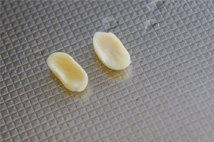 2.豆を水に18時間以上浸す