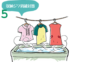 収納ジワ消滅対策