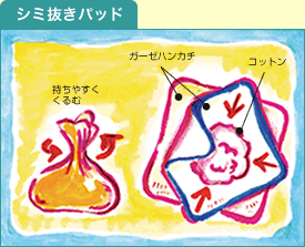 シミ抜きパッド
