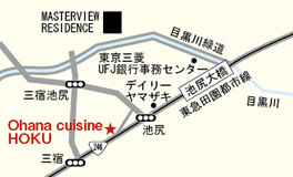 Resturant HOKU マップ