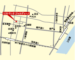 リストランテ ジャルディーノ マップ