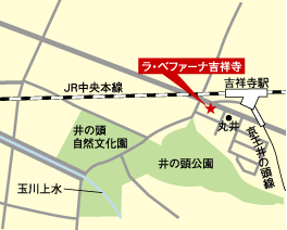 ラ・ベファーナ吉祥寺 マップ