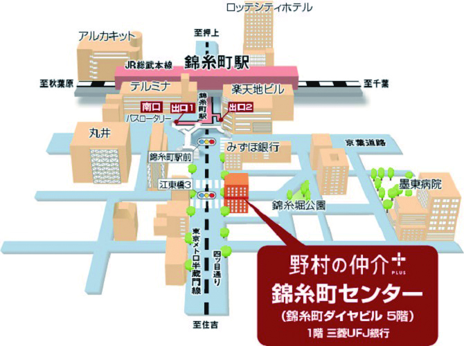 錦糸町センター地図