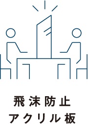 飛沫防止アクリル板