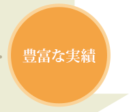 豊富な実績