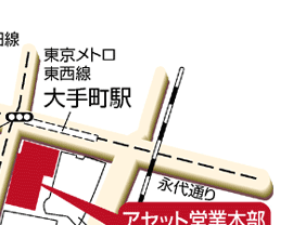 アセット営業本部案内図