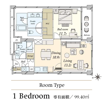1Bedroom