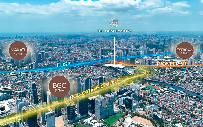 BGC・マカティ・オルティガスの中心 THE OBSERVATORY SORA TOWER