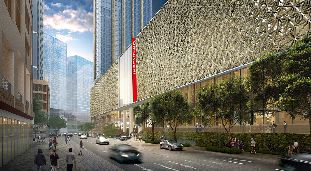 マニラBGC、商業施設「MITSUKOSHI」